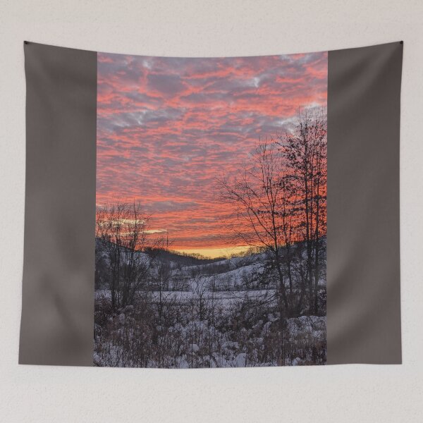 Item preview, Winter Sky Aflame designed and sold by NoRagetsArt.