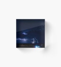 Christmas Eve Storm 2011 Acrylic Block