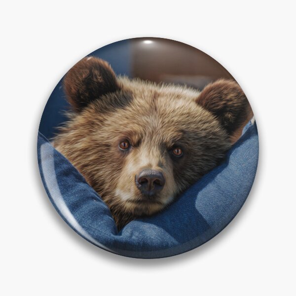 Item preview, Bear Cub Resting on Denim designed and sold by Savannah Gibbs.