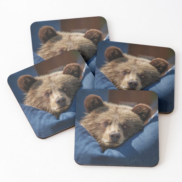 Item preview, Bear Cub Resting on Denim designed and sold by Savannah Gibbs.
