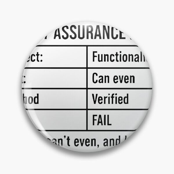 Item preview, Quality Assurance Report, Literally Can’t Even, Funny QA Tester Burnout Design designed and sold by BambaKchula.