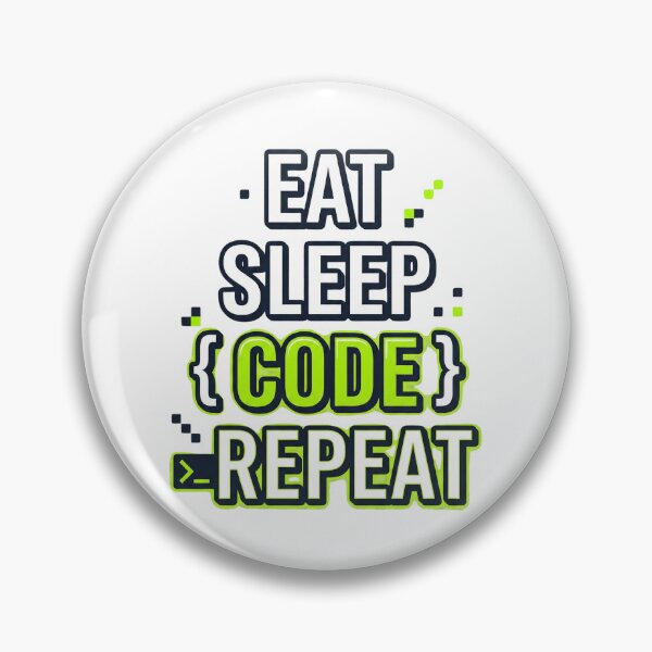 Item preview, Eat Sleep Code Repeat – Programmer & Developer Design designed and sold by DreamyDesigns17.