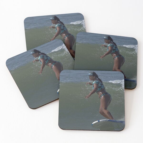 Item preview, Floral Wave Rider – Surfing in Style designed and sold by Armadillo222.