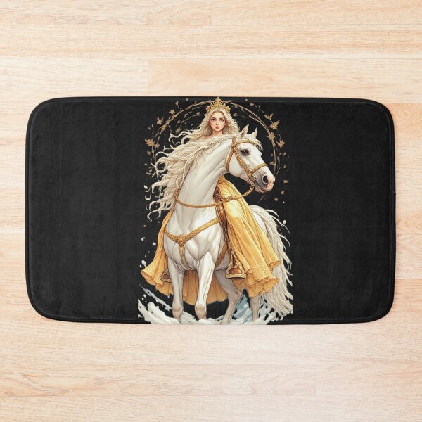 Item preview, Snow White Princess Riding a White Horse  Fairytale Fantasy Art designed and sold by Ditstyle.