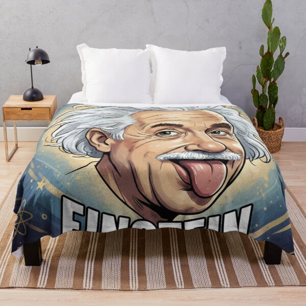 Item preview, Albert Einstein Tongue-Out Portrait designed and sold by Owcomm.