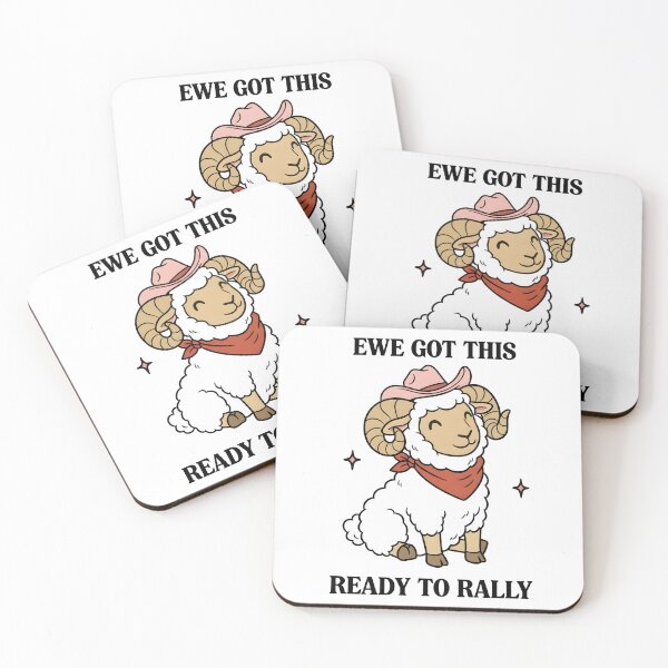 Artikelvorschau, Ewe Got This Cute Sheep Gift – Ready to Rally Inspirierendes Design entworfen und verkauft von Senkov.