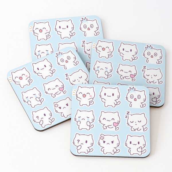 Item preview, Adorable and silly kitten gestures designed and sold by loveiscosmic.