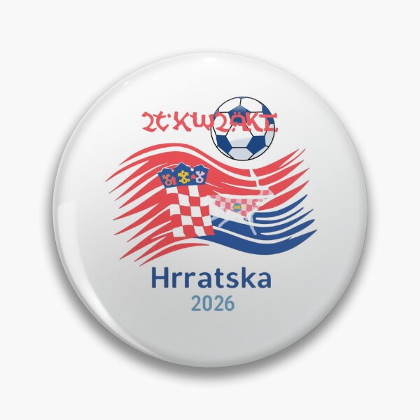 Item preview, Hrvatska 2026 Dizajn – Zastava i Kuna (Croatia Football Pride). designed and sold by printeGear.