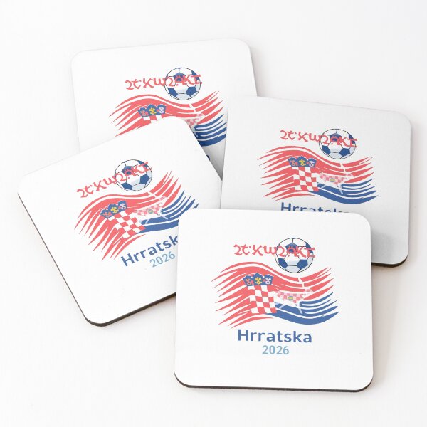 Item preview, Hrvatska 2026 Dizajn – Zastava i Kuna (Croatia Football Pride). designed and sold by printeGear.