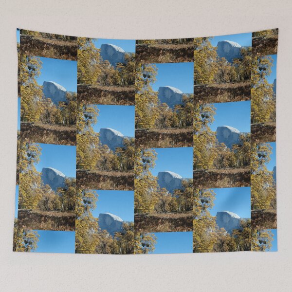 Item preview, Yosemite National Park Half Domewith Fall Colors designed and sold by PIXEL POP DESIGNS - Beyond the Norm!.
