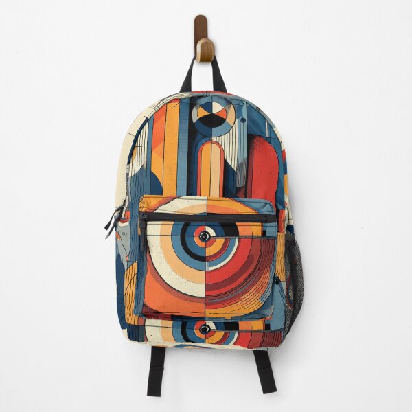 Item preview, Bauhaus Dialed In - Geometric Shapes Linear Modern Art designed and sold by Mermaid's Whimsy.
