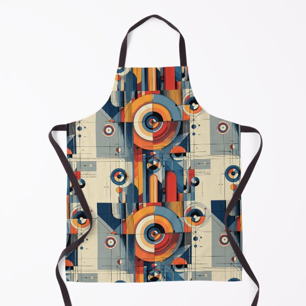 Item preview, Bauhaus Dialed In - Geometric Shapes Linear Modern Art designed and sold by Mermaid's Whimsy.