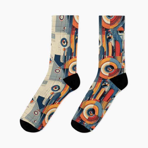 Item preview, Bauhaus Dialed In - Geometric Shapes Linear Modern Art designed and sold by Mermaid's Whimsy.