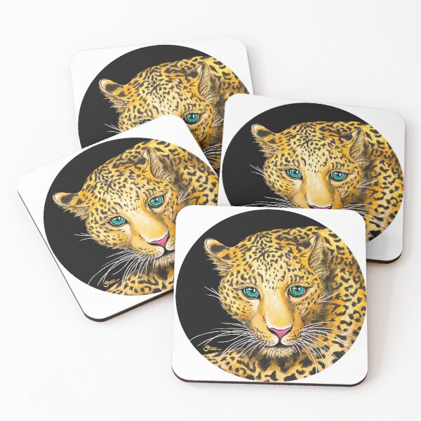 Item preview, Young Leopard - Shee Endangered Retro Animals designed and sold by SheeArtworks.