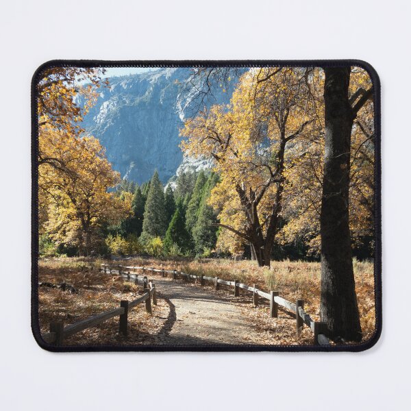 Item preview, Yosemite National Park trail with Fall Colors designed and sold by PIXEL POP DESIGNS - Beyond the Norm!.