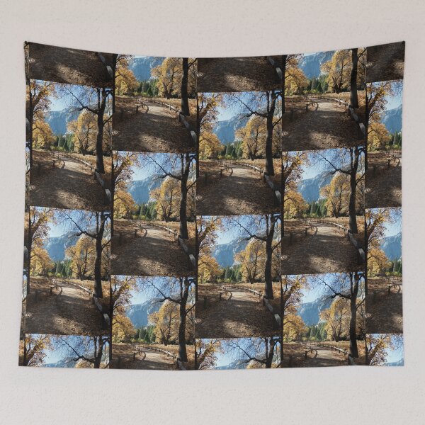 Item preview, Yosemite National Park trail with Fall Colors designed and sold by PIXEL POP DESIGNS - Beyond the Norm!.