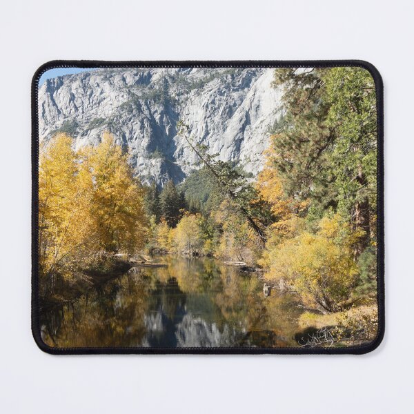 Item preview, Yosemite National Park trail with Fall Colors and river designed and sold by PIXEL POP DESIGNS - Beyond the Norm!.