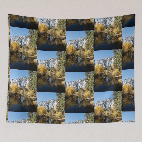 Item preview, Yosemite National Park trail with Fall Colors and river designed and sold by PIXEL POP DESIGNS - Beyond the Norm!.