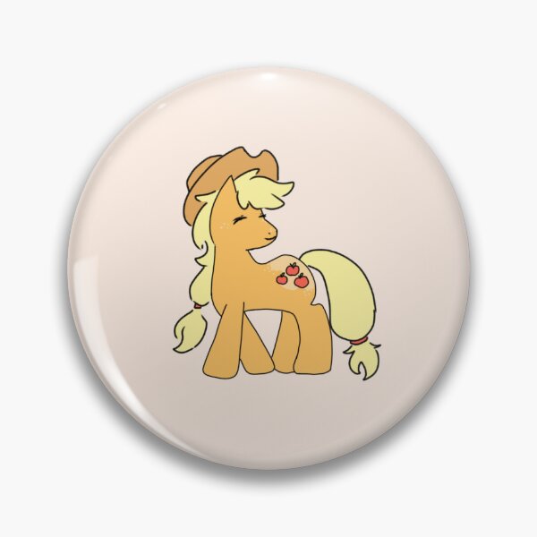 Item preview, Apple Jack Silly Doodle Pin designed and sold by doodlesbybugs.