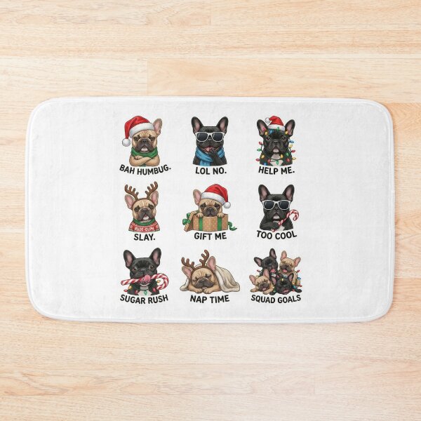 Item preview, Bah Humbug Funny French Bulldog Cartoon Mascot for Dog Lover designed and sold by chattsuede.