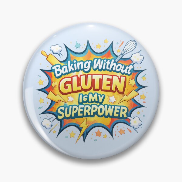 Item preview, Baking Without Gluten Is My Superpower – Comic Boom Frame designed and sold by My Gluten Free Life UK.