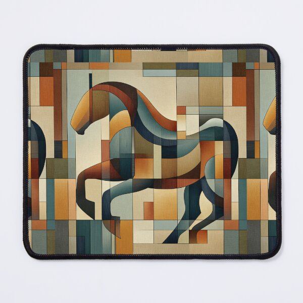 Item preview, Bauhaus Beastly Beauty - Geometric Shapes Linear Modern Art designed and sold by Mermaid's Whimsy.