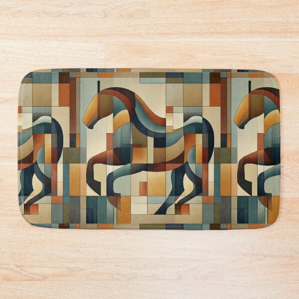 Item preview, Bauhaus Beastly Beauty - Geometric Shapes Linear Modern Art designed and sold by Mermaid's Whimsy.