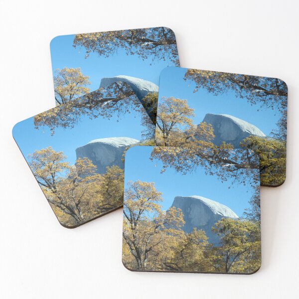 Item preview, Yosemite National Park Half Dome with Fall Colors designed and sold by PIXEL POP DESIGNS - Beyond the Norm!.