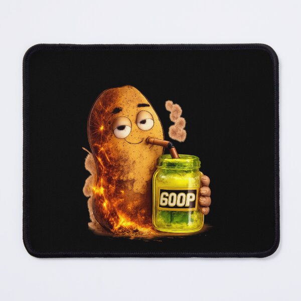Item preview, Bungulator Goop Sip – Chill Flaming Peanut Jar Meme designed and sold by PunchDrop.