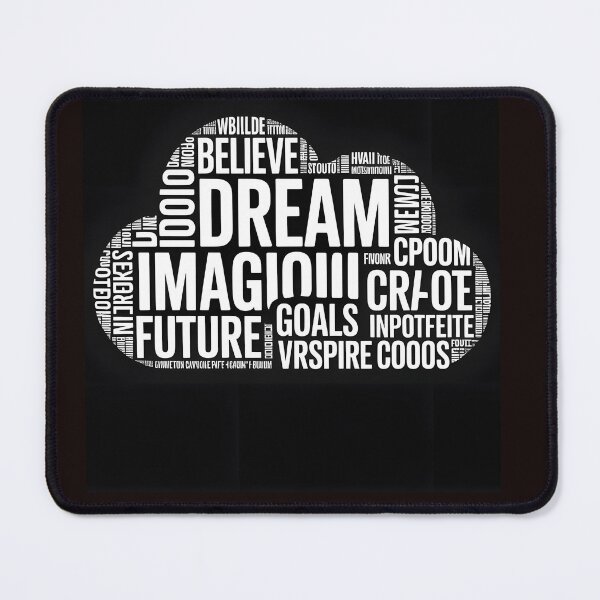 Item preview, Dream bigger Motinational Shape Cloud Typography T-shirt designed and sold by Viktorio Art Shop.