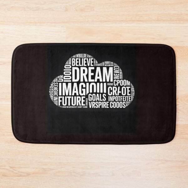 Item preview, Dream bigger Motinational Shape Cloud Typography T-shirt designed and sold by Viktorio Art Shop.
