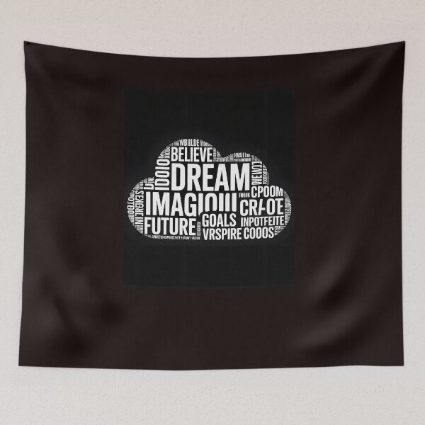 Item preview, Dream bigger Motinational Shape Cloud Typography T-shirt designed and sold by Viktorio Art Shop.