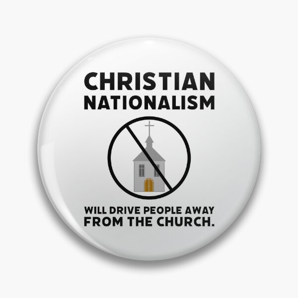 Item preview, Christian nationalism will drive people away from the church.  designed and sold by Rachel the Artist .