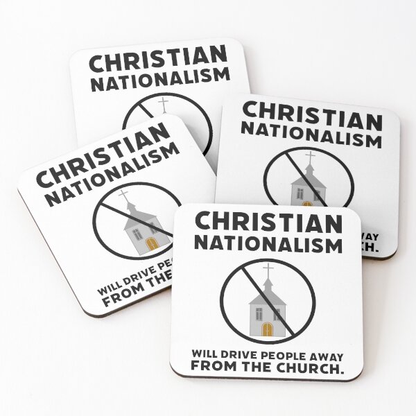 Item preview, Christian nationalism will drive people away from the church.  designed and sold by Rachel the Artist .