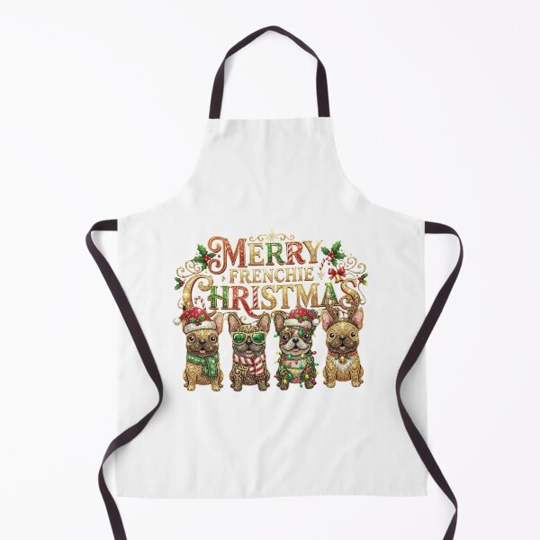 Item preview, Merry Frenchie Christmas Cute Festive Mascot for French Bulldog Lover designed and sold by chattsuede.