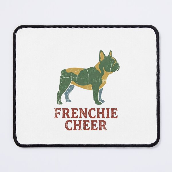 Item preview, Frenchie Cheer Retro Vintage Typography Graphic for French Bulldog Lover designed and sold by chattsuede.