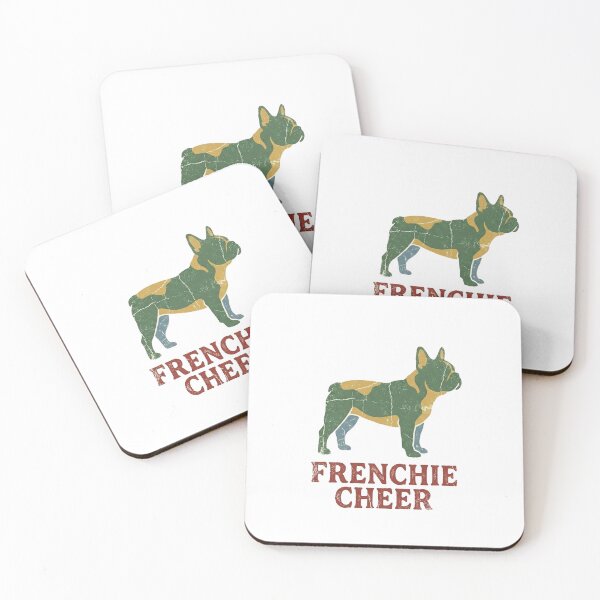 Item preview, Frenchie Cheer Retro Vintage Typography Graphic for French Bulldog Lover designed and sold by chattsuede.