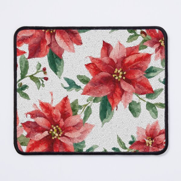 Item preview, Tiled Christmas Flower Pattern designed and sold by shaang.