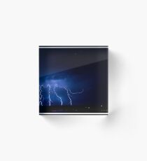 Christmas Eve Storm 2011 Acrylic Block