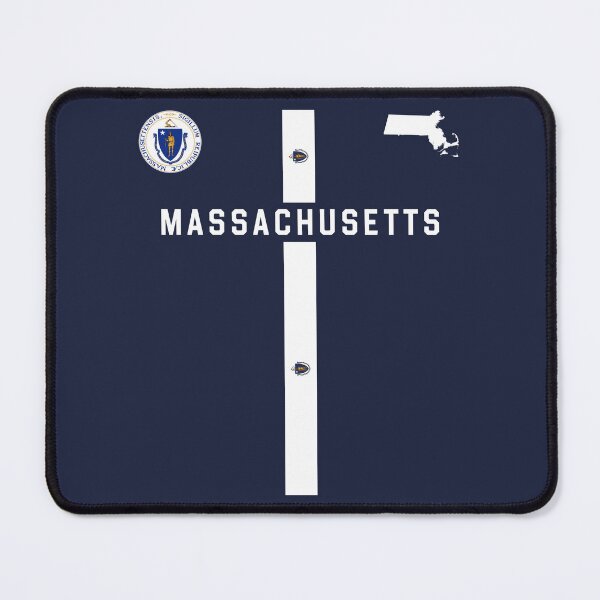 Item preview, Long Massachusetts State Flag Map | Minimalist Modern Design designed and sold by mashmosh.