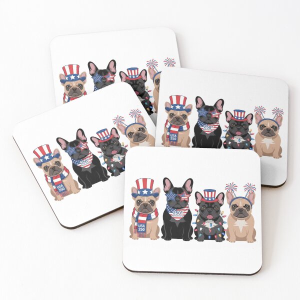 Item preview, French Bulldog USA 250th Anniversary Patriotic Gift for Festive Frenchies designed and sold by chattsuede.