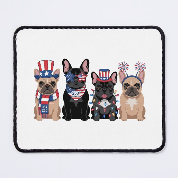 Item preview, French Bulldog USA 250th Anniversary Patriotic Gift for Festive Frenchies designed and sold by chattsuede.