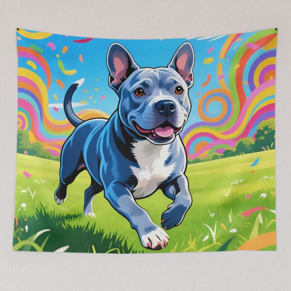 Item preview, A dog playing in a field  designed and sold by Nomad-Maynard.