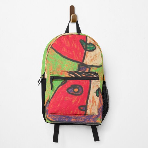 Item preview, Abstract Childlike Expressionist Portrait by Mister T. – Outsider Art and Vibrant Colors designed and sold by CHTIMUG.