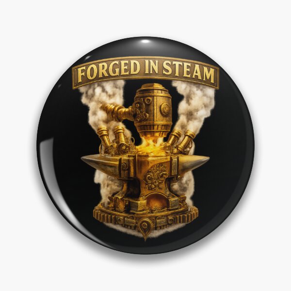 Item preview, Forged In Steam Steampunk Forge Industrial Power T-Shirt designed and sold by Eric’s Creative Corner.