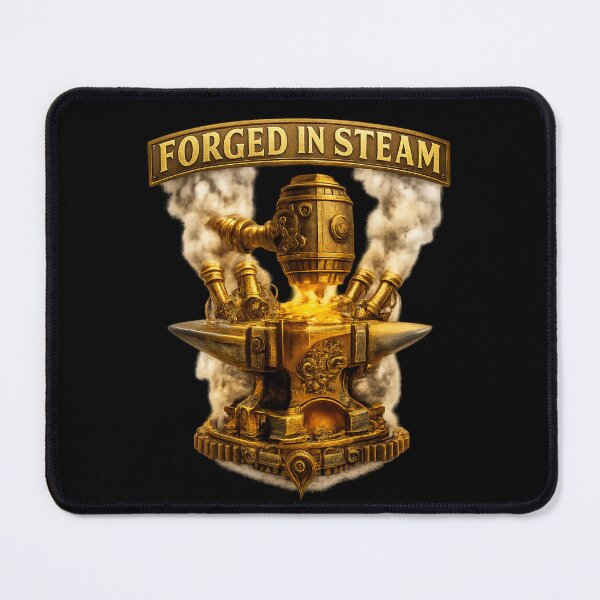 Item preview, Forged In Steam Steampunk Forge Industrial Power T-Shirt designed and sold by Eric’s Creative Corner.