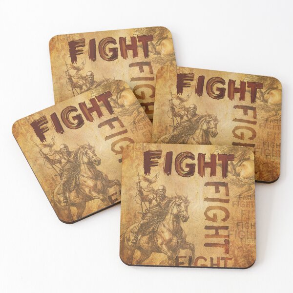 Item preview, FIGHT - Parchment Typography Art - Vintage style -  Motivational Home Decor  designed and sold by Greenwald Gallery.