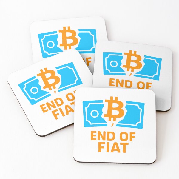Item preview, END OF FIAT – Bitcoin Tearing Through Tradition designed and sold by BitCrop.