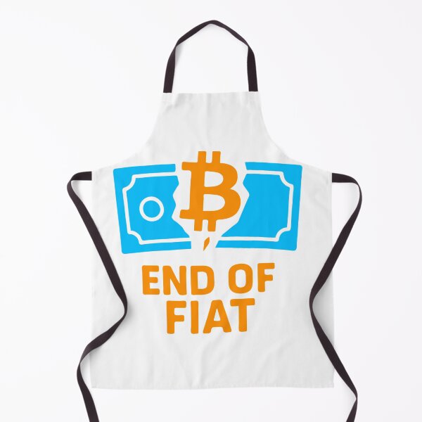 Item preview, END OF FIAT – Bitcoin Tearing Through Tradition designed and sold by BitCrop.