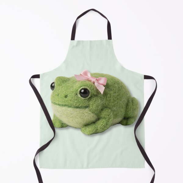 Item preview, Midori the Coquette Frog (Needle Felt Plushcore) designed and sold by Velvet Studio | Sailguga.